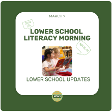 Lower School Literacy Morning - April 4