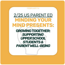 Linda Price, Parent Ed. Tuesday, February 25!