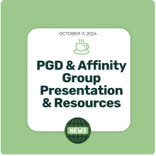 PGD/Affinity Groups Parent Coffee Presentation & Resources