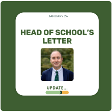 Head of School's Letter - January 24