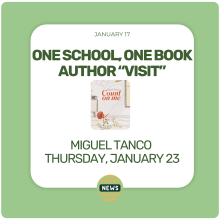 One School, One Book Author Visit